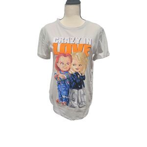 Chucky Crazy in Love Promotional Movie T-Shirt S White